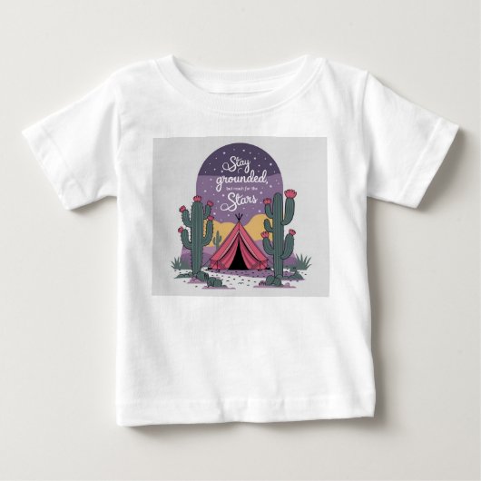 T-shirt Pour Bébé Conception dynamique de l'espace (Devant)