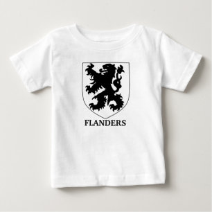 T-shirt Pour Bébé Conception graphique de lion de Flandre Art