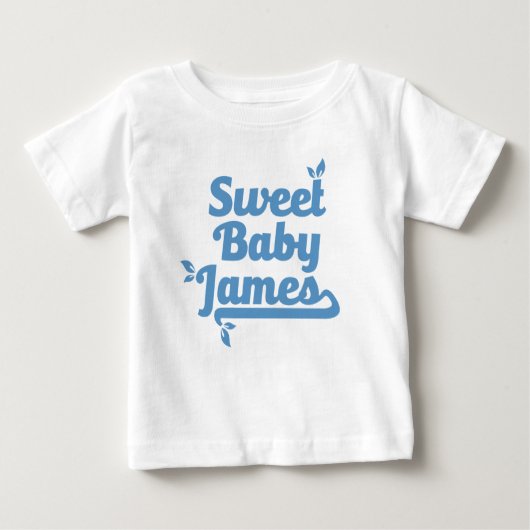 T-shirt Pour Bébé Conception mignonne de James de bébé (Devant)