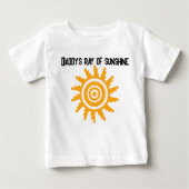 T-shirt Pour Bébé Conception Sun (Devant)