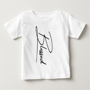 T-shirt Pour Bébé Conception verticale de la foi chrétienne unique