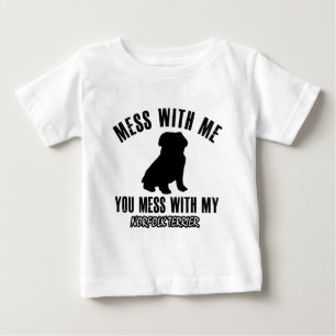 T-shirt Pour Bébé Conceptions de terrier de Norfolk
