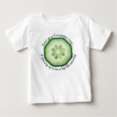 T-shirt Pour Bébé Concombre Cool Gros Dill (Devant)