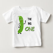 T-shirt Pour Bébé Concombre vert (Devant)