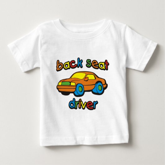 T-shirt Pour Bébé conducteur de siège arrière (Devant)