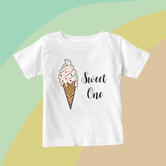 T-shirt Pour Bébé Cône crème glacée