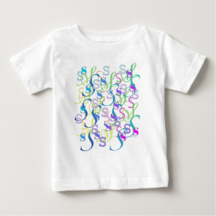 T-shirt Pour Bébé Confettis en forme de lettre "S"