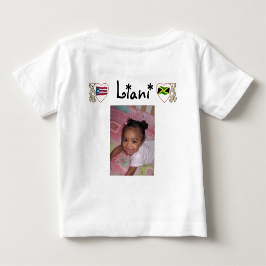 T-shirt Pour Bébé Confiture-Rican (Dos)