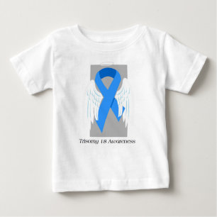 T-shirt Pour Bébé Conscience d'ange de la trisomie 18