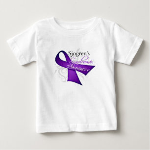 T-shirt Pour Bébé Conscience de syndrome de Sjogren