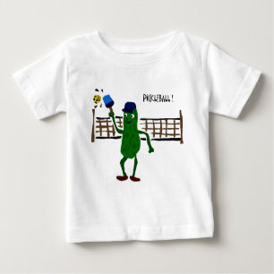 T-shirt Pour Bébé Conserves au vinaigre jouant l'art de primitif de