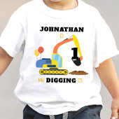 T-shirt Pour Bébé Construction 1er anniversaire