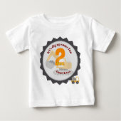 T-shirt Pour Bébé Construction Dump Truck (Devant)