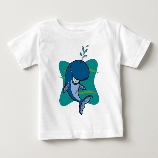 T-shirt Pour Bébé Conte d'une baleine (Devant)