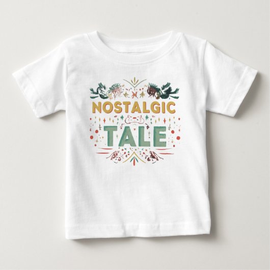 T-shirt Pour Bébé "Conte nostalgique. (Devant)
