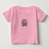 T-shirt Pour Bébé Continuer à avancer (Dos)