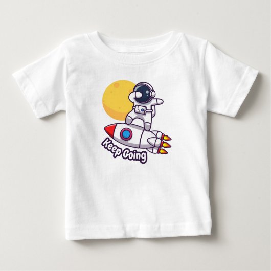 T-shirt Pour Bébé Continuez (Devant)