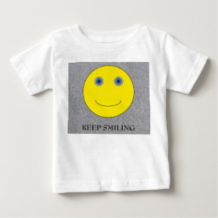 T-shirt Pour Bébé Continuez à sourire