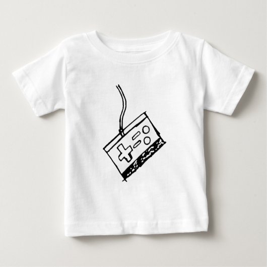 T-shirt Pour Bébé Contrôleur de jeu (Devant)