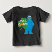 T-shirt Pour Bébé Cookie Monster | Amour shamrock (Devant)