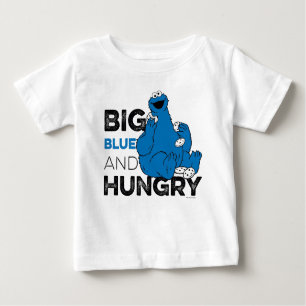 T-shirt Pour Bébé Cookie Monster Big Blue & Hungry