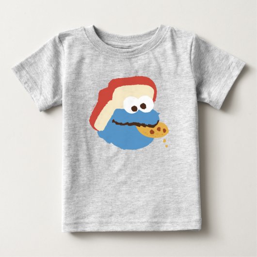 T-shirt Pour Bébé Cookie Monster Camp Cookies (Devant)
