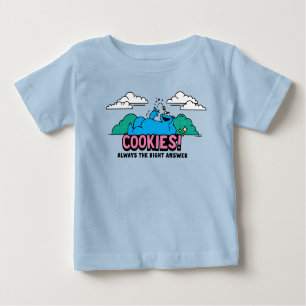T-shirt Pour Bébé Cookie Monster   Les cookies sont toujours la bonn