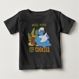 T-shirt Pour Bébé Cookie Monster Randonnée Pour Les Cookies