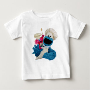 T-shirt Pour Bébé Cookie Monster's Foodie Truck Friends