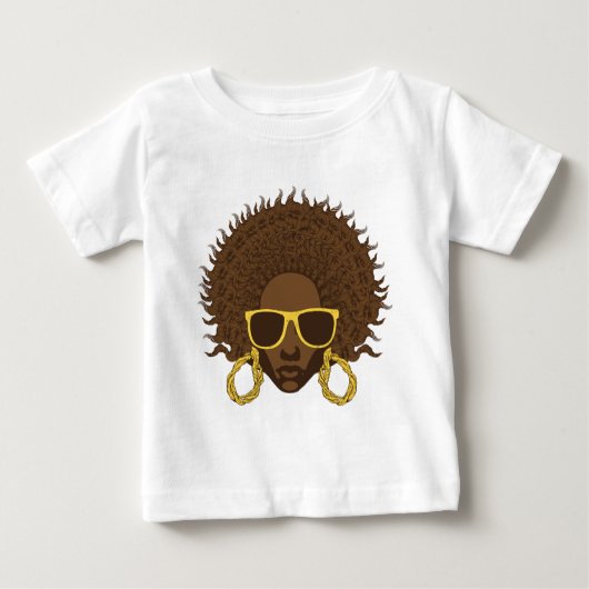 T-shirt Pour Bébé Cool afro (Devant)