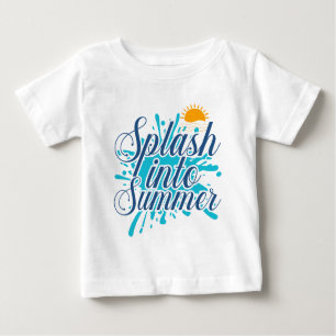 T-shirt Pour Bébé Cool unisex splash Summer word art
