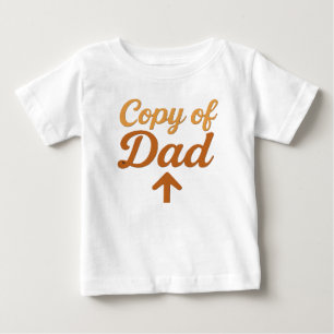T-shirt Pour Bébé Copie de la conception de famille de papa Funny Ma