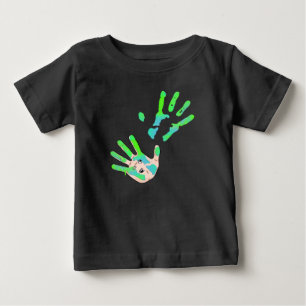 T-shirt Pour Bébé Copie de main