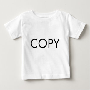 T-SHIRT POUR BÉBÉ COPIE ET PASSE