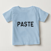 T-shirt Pour Bébé Copie et pâte - pâte (Devant)