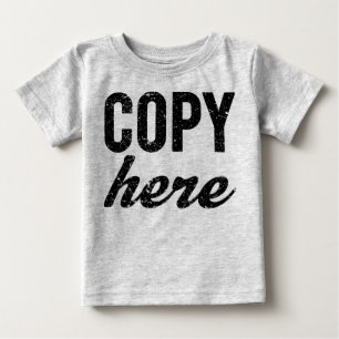 T-shirt Pour Bébé COPIEZ pour des jumeaux de pâte de copie