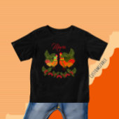 T-shirt Pour Bébé Coq et poule