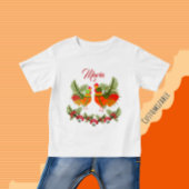 T-shirt Pour Bébé Coq et poule