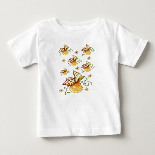 T-shirt Pour Bébé Coquille T-shirt bébé (Devant)