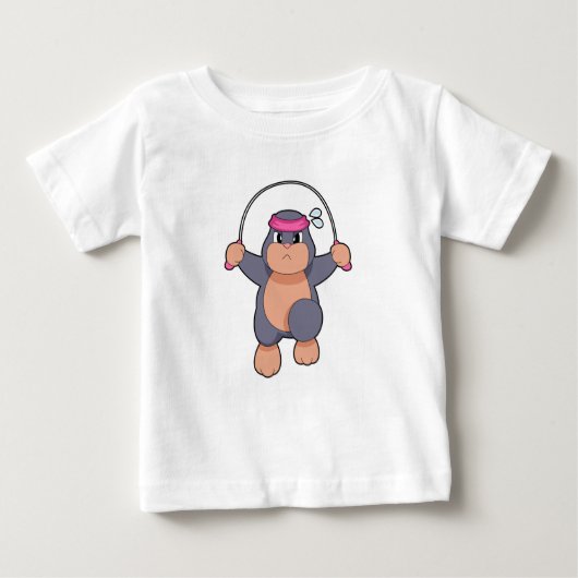 T-shirt Pour Bébé Corde Mole Fitness (Devant)