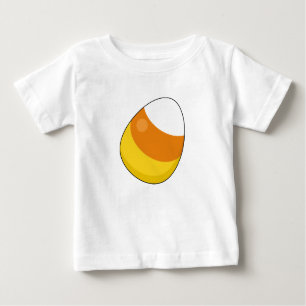T-shirt Pour Bébé Corne de bonbons d'Halloween