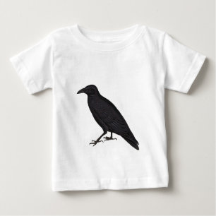 T-shirt Pour Bébé Corneille noire