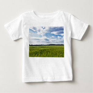 T-shirt Pour Bébé Corneilles vertes et ciels bleus