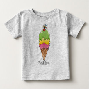 T-shirt Pour Bébé Cornet de crème glacée