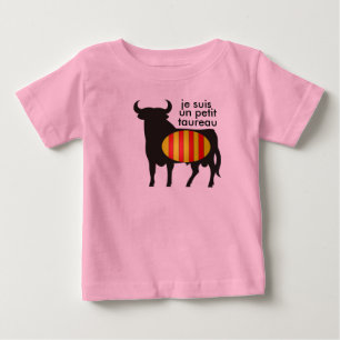T-shirt Pour Bébé corps bébé "petit taureau"