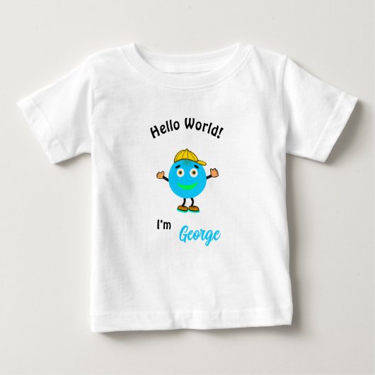T-shirt Pour Bébé Corps rond mignon (Devant)