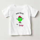 T-shirt Pour Bébé Corps rond mignon (Devant)