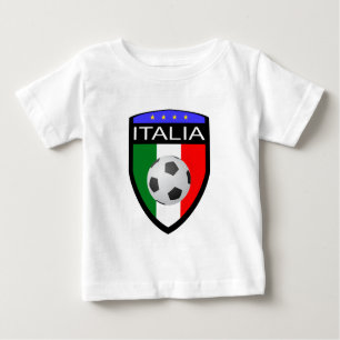 T-shirt Pour Bébé Correction de drapeau de l'Italie/d'Italie - avec