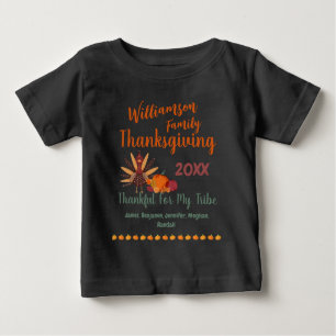 T-shirt Pour Bébé Correspondance famille Thanksgiving Outlets Noms a