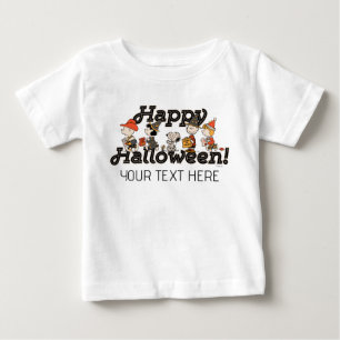 T-shirt Pour Bébé Cortège joyeux Halloween de la bande de Peanuts